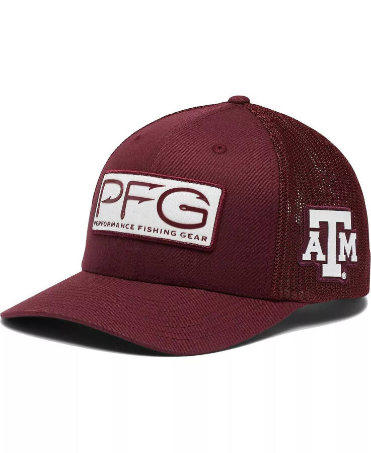 Мужская бордовая кепка Texas A&M Aggies PFG Hooks Flex Maroon - 2