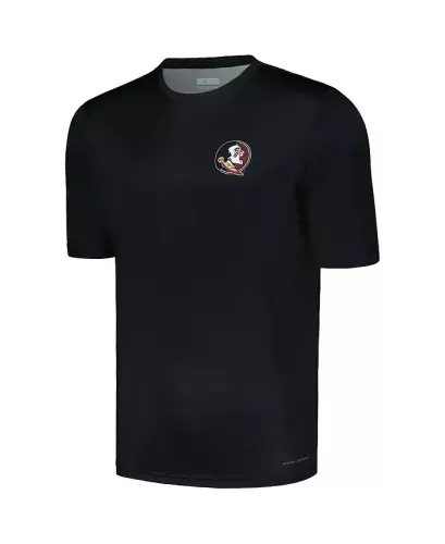 Мужская чёрная футболка Florida State Seminoles Terminal Tackle State Omni-Shade — чёрная - 3