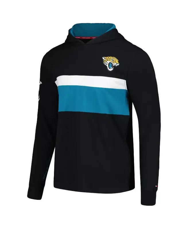 Мужская черная толстовка Jacksonville Jaguars Morgan с длинным рукавом - черная - 2