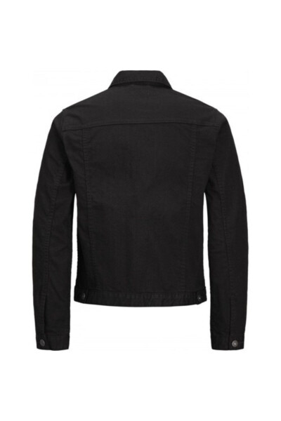 Мужская джинсовая куртка черного цвета - Alvin JJ Jacket AKM 528 - 3