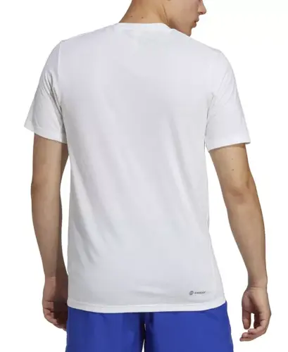 Мужская эссенциалистская футболка Feel Ready Logo Training - Белый - ADIDAS (1)