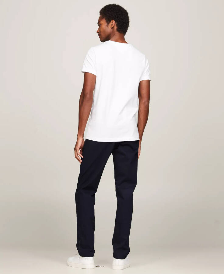 Мужская футболка из стрейч-хлопка Slim Fit, цвет: сонно-голубой - 12