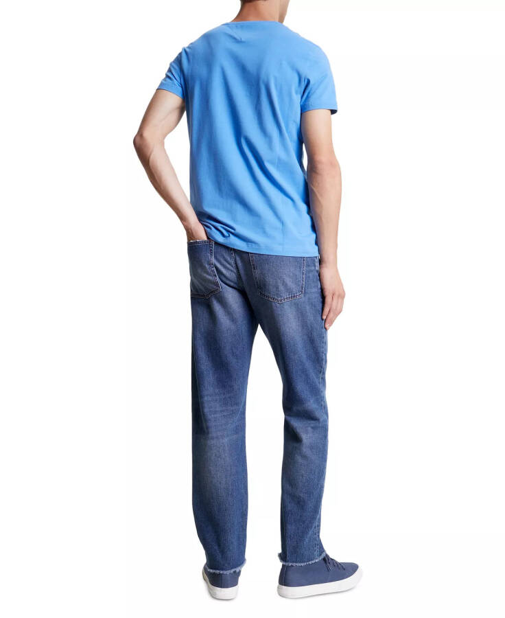 Мужская футболка из стрейч-хлопка Slim Fit, цвет: сонно-голубой - 2