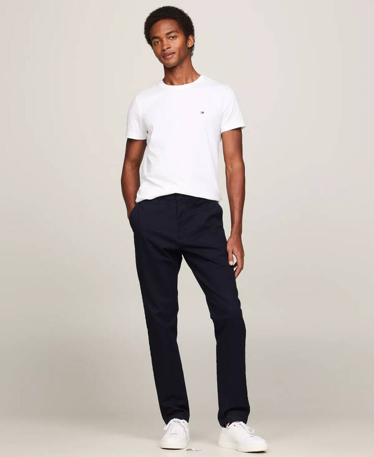 Мужская футболка из стрейч-хлопка Slim Fit, цвет: сонно-голубой - 7