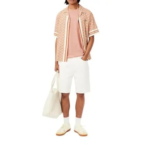 Мужская футболка Lacoste с коротким рукавом из пима-джерси и круглым вырезом - 4