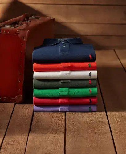 Мужская футболка-поло большого размера Iconic Mesh - POLO RALPH LAUREN (1)