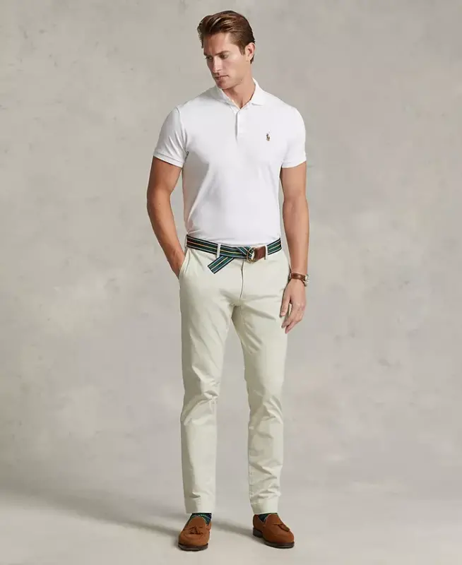 Мужская футболка-поло Slim-Fit из мягкого хлопка - 4