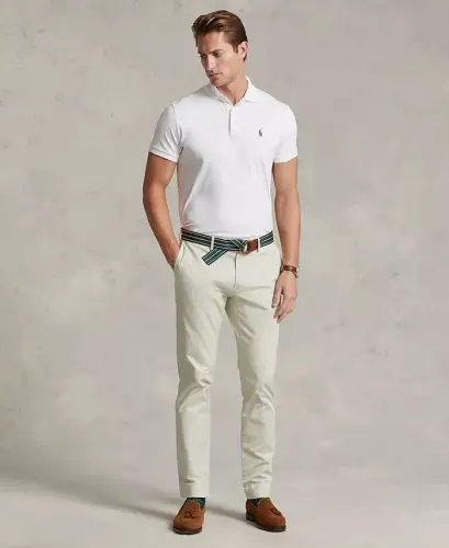 Мужская футболка-поло Slim-Fit из мягкого хлопка 