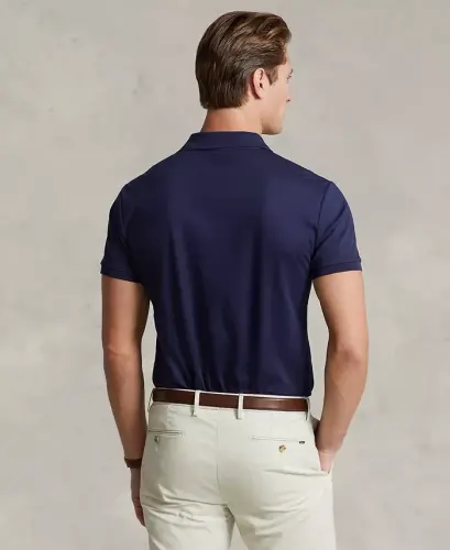 Мужская футболка-поло Slim-Fit из мягкого хлопка - POLO RALPH LAUREN (1)
