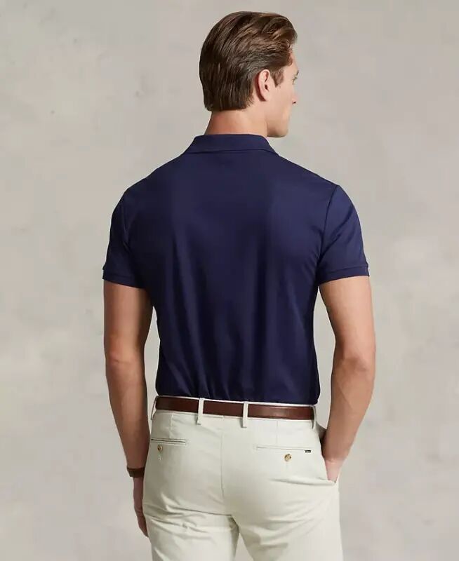 Мужская футболка-поло Slim-Fit из мягкого хлопка - 3