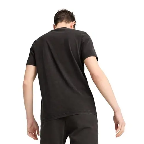 Мужская футболка PUMA Village Wear с коротким рукавом и графическим принтом, повседневная модель - 2