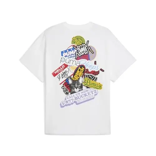 Мужская футболка PUMA Village Wear с коротким рукавом и графическим принтом, повседневная модель - PUMA (1)