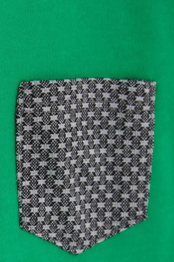 Мужская футболка с длинным рукавом, с карманом, на пуговицах, с эмблемой - 8