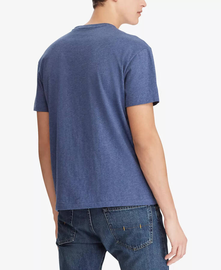 Мужская футболка с классическим воротником Derby Blue Heather - 2