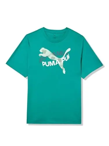 Мужская футболка с коротким рукавом PUMA Village Wear Graphic Crew Neck Casual 