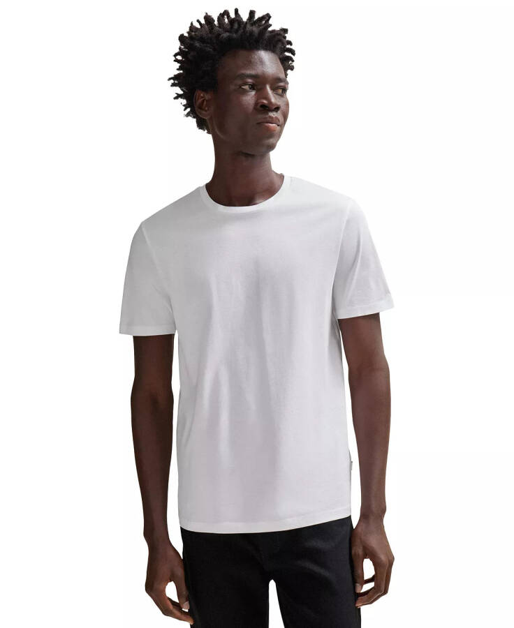 Мужская футболка с коротким рукавом, Slim-Fit, белая - 1