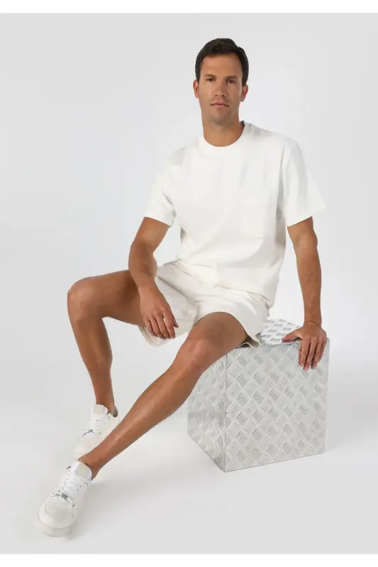 Мужская футболка с коротким рукавом, воротник-поло, натуральная ткань, regular fit. - 1