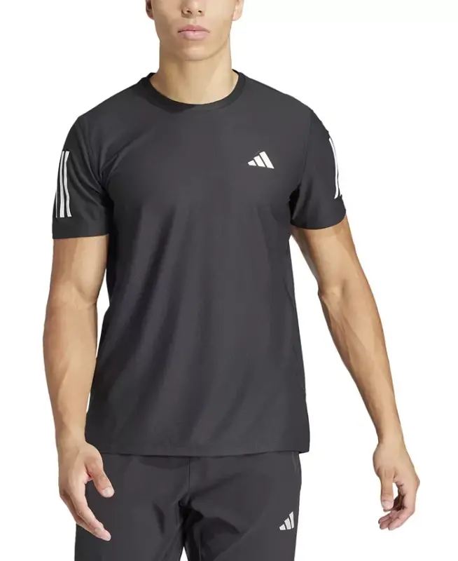 Мужская футболка The Run Moisture-Wicking - Черный - ADIDAS