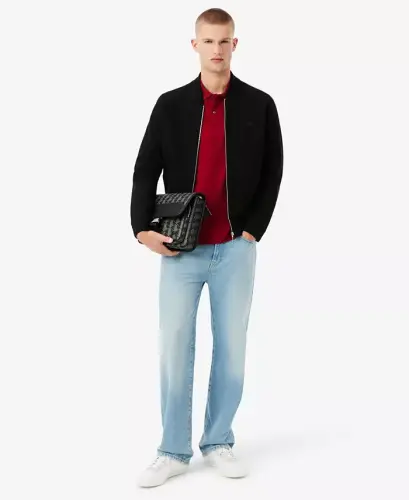 Мужская классическая футболка-поло L.12.12 из хлопкового пике с короткими рукавами - LACOSTE (1)