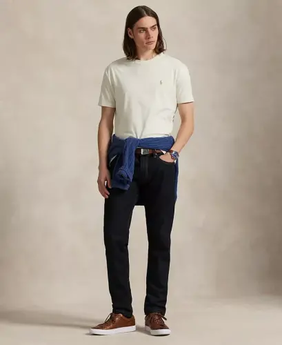 Мужская Классическая Футболка с Круглым Вырезом - POLO RALPH LAUREN (1)