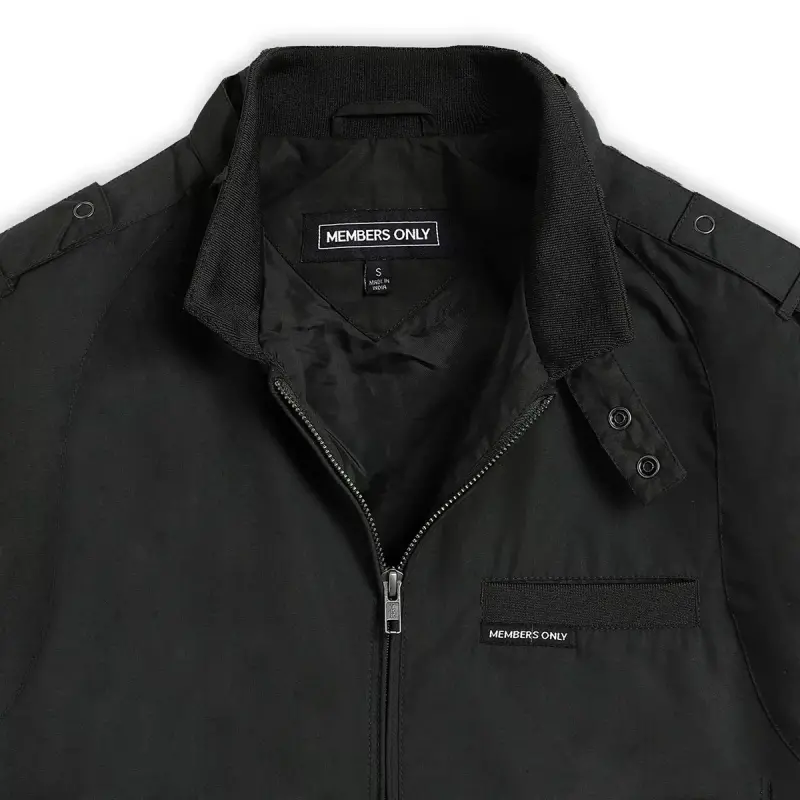 Мужская классическая культовая куртка-бомбер (Slim Fit) - темно-зеленая - 6