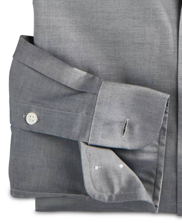 Мужская классическая рубашка pinpoint, созданная для Modazone, серая - 4