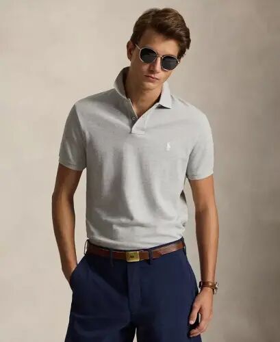 Men's Classic-Fit Mesh Polo Shirt - Spring Heather 