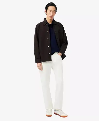 Men's L.12.12 Classic-Fit Short-Sleeve Piqué Polo Shirt-166 - Navy Blue - LACOSTE (1)