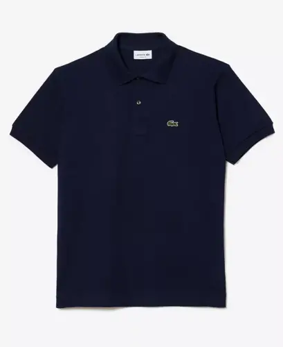Men's L.12.12 Classic-Fit Short-Sleeve Piqué Polo Shirt-166 - Navy Blue - 5