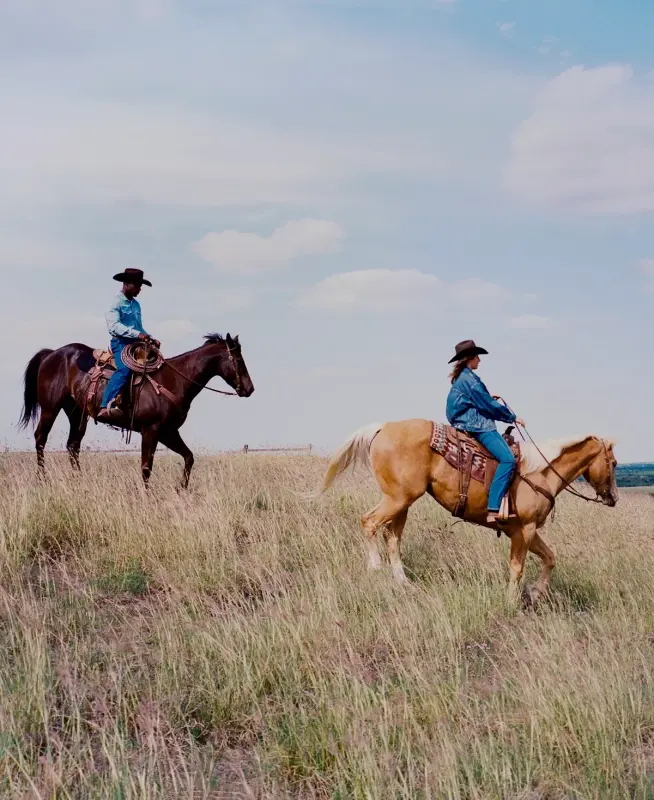 Мужская классическая рубашка стандартного кроя в западном стиле - 5