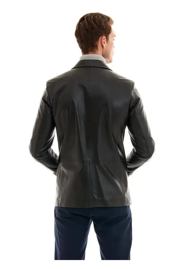 Мужская кожаная куртка - 6