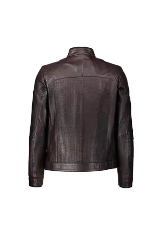Мужская кожаная куртка - PIERRE CARDIN (1)