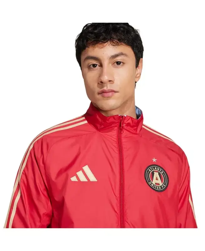 Мужская красная куртка Atlanta United FC 2025 Anthem Reversible Full-Zip - красная - 4