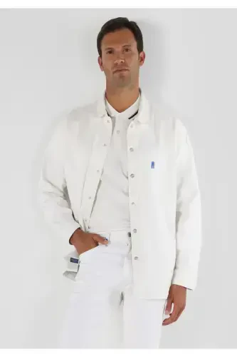 Мужская куртка из натуральной ткани - 3