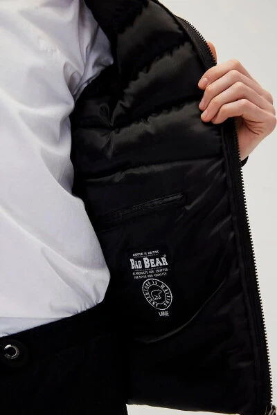Мужская куртка Phantom Puffer Black - BAD BEAR (1)