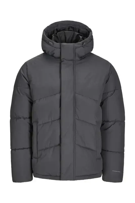 Мужская куртка-пуховик Jjworld с капюшоном 12259850 Asfalt-Asphalt - JACK & JONES