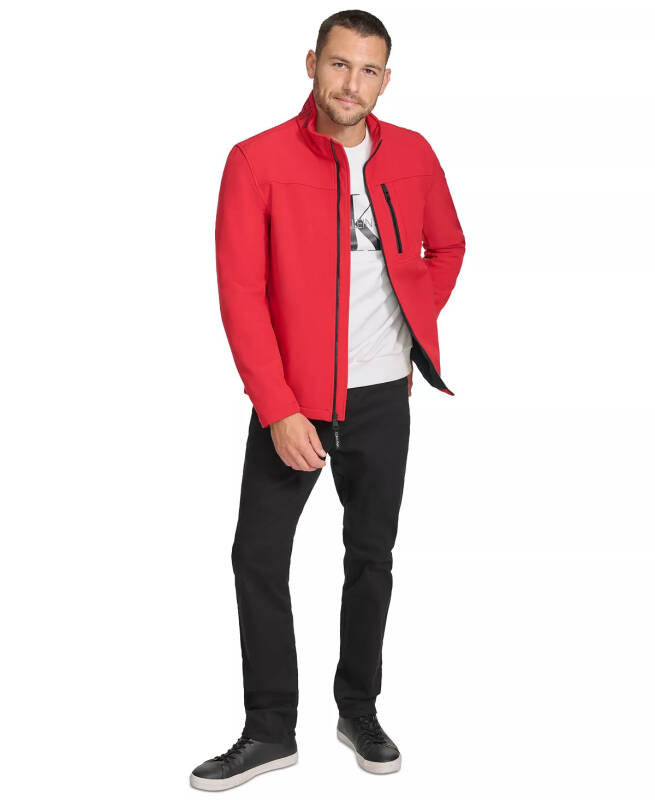 Мужская куртка Soft Shell Infinite Stretch - Deep Red - 5