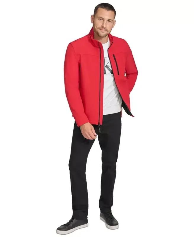 Мужская куртка Soft Shell Infinite Stretch - Deep Red - 5