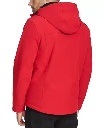 Мужская куртка Soft Shell с подкладкой Sherpa Infinite Stretch - True Red - CALVIN KLEIN (1)
