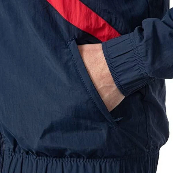 Мужская легкая тканевая куртка Reebok с вышитым логотипом Classics (Vector Navy, S) - 2