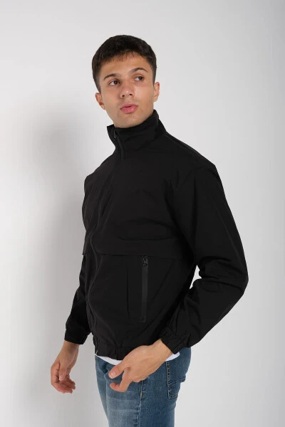 Мужская непромокаемая тонкая куртка-дождевик - 6