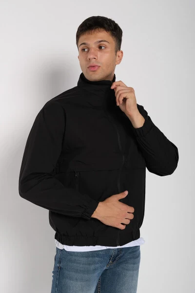 Мужская непромокаемая тонкая куртка-дождевик - 7