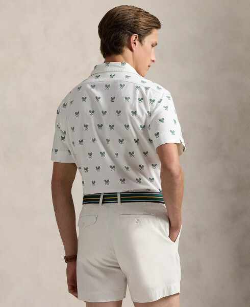 Мужская оксфордская рубашка классического кроя с принтом ракеток - POLO RALPH LAUREN (1)