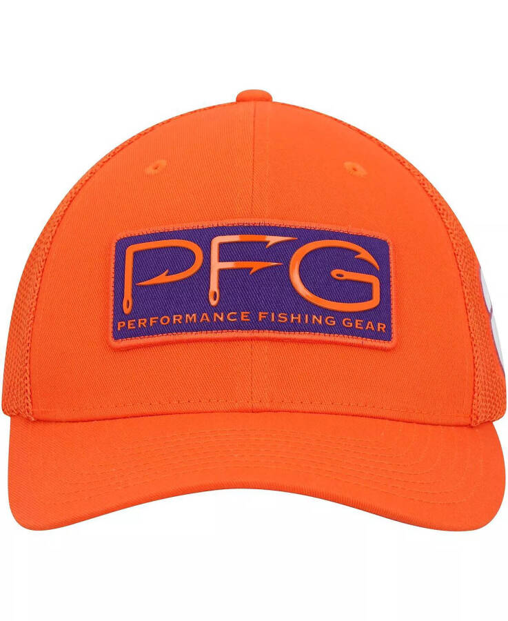 Мужская оранжевая кепка Clemson Tigers PFG Hooks Flex Hat Orange - 3