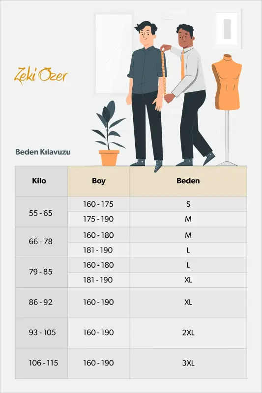 Мужская пуховая куртка с капюшоном из камня - ZEKİ ÖZER