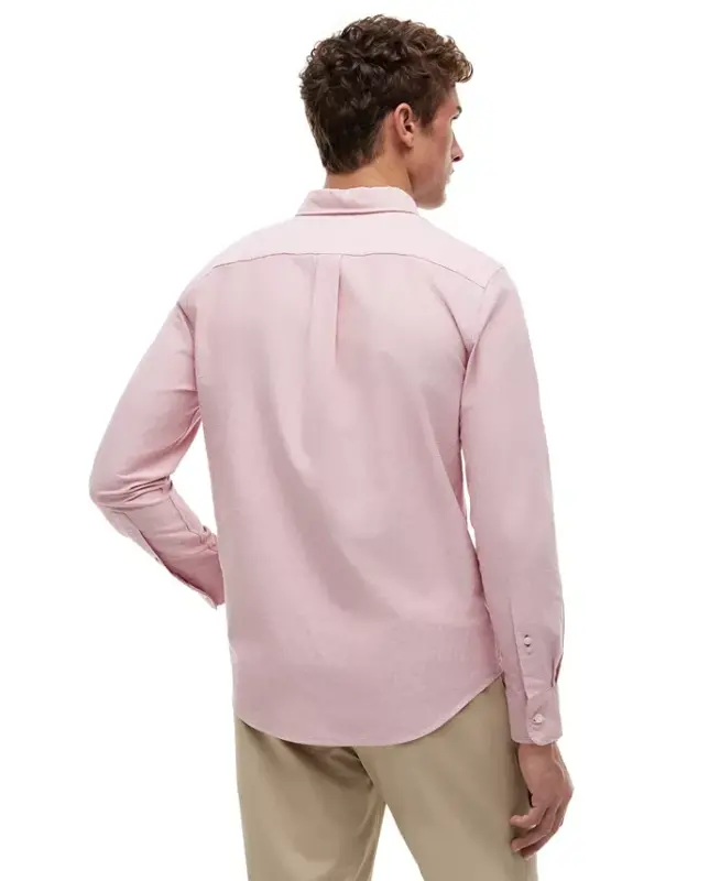 Мужская рубашка Heritage Oxford Regular-Fit, оптически белый - 6