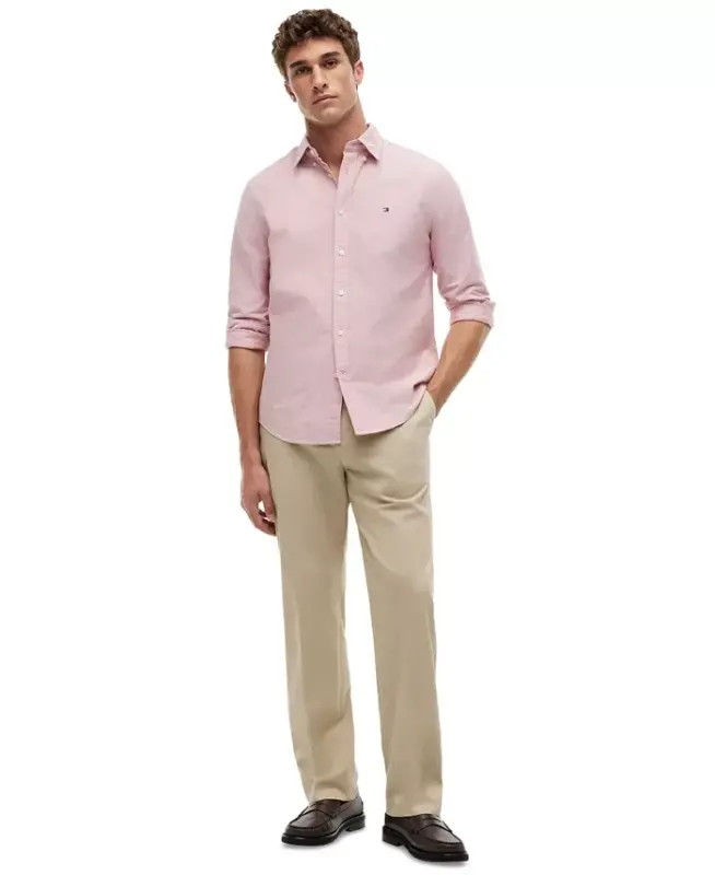 Мужская рубашка Heritage Oxford Regular-Fit, оптически белый - 7