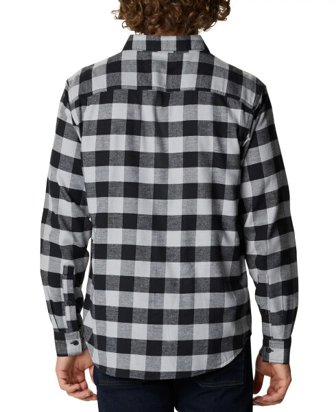 Мужская рубашка из фланели с длинным рукавом Cornell Woods Columbia Gray Buffalo Check - 2