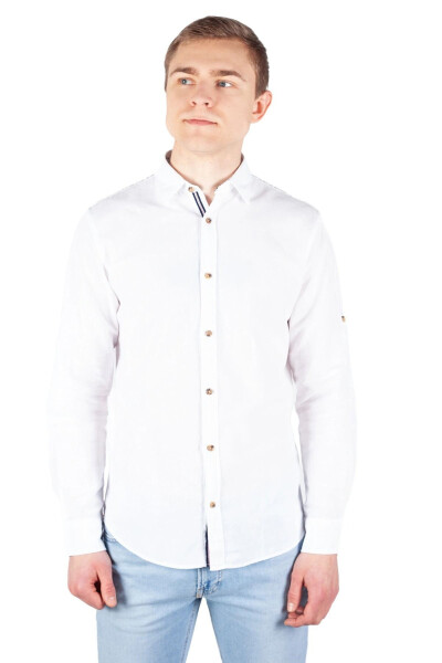 Мужская рубашка Jack&Jones Jjlinen Blend Detail 