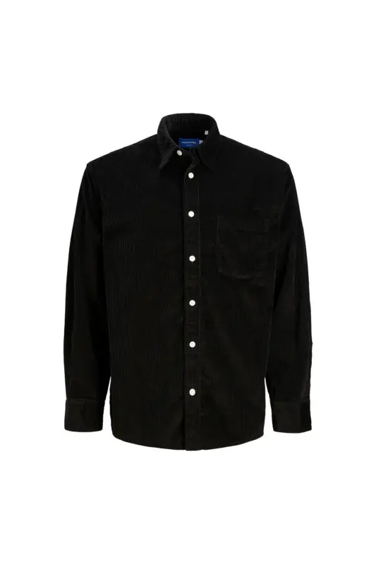 Мужская рубашка Jack&Jones Oversize черного цвета - 5